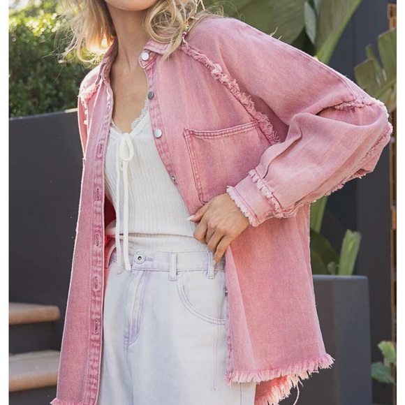 POL Shacket Button Up - Picture 3 of 4